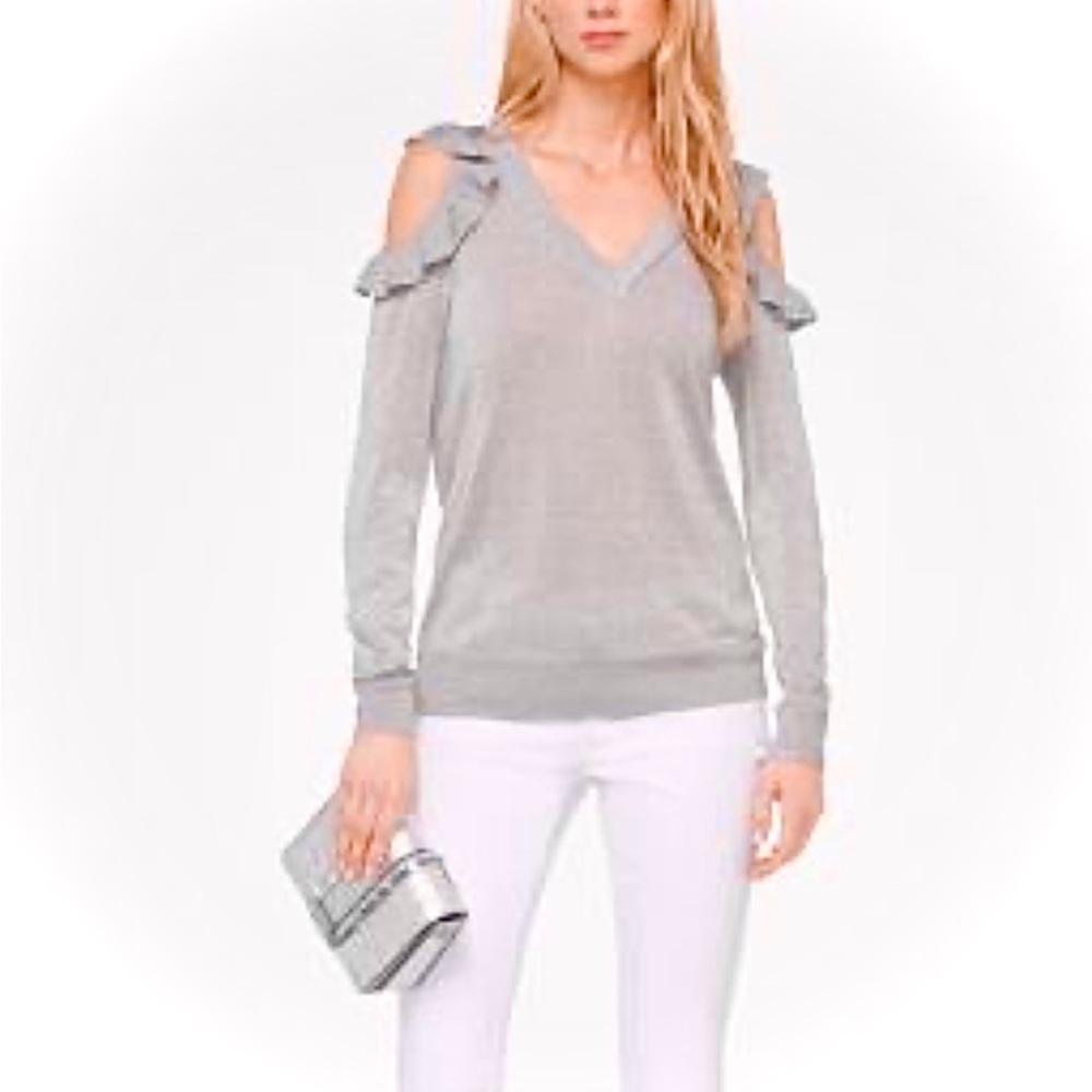 Michael Kors cold shoulder sweater